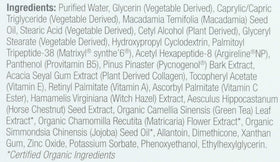 Derma E ingredients layout highlighting peptides, collagen and antioxidant support