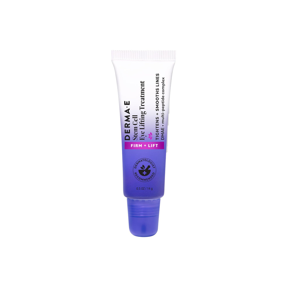 Derma E front packaging showing the product and clean‑beauty branding benefits