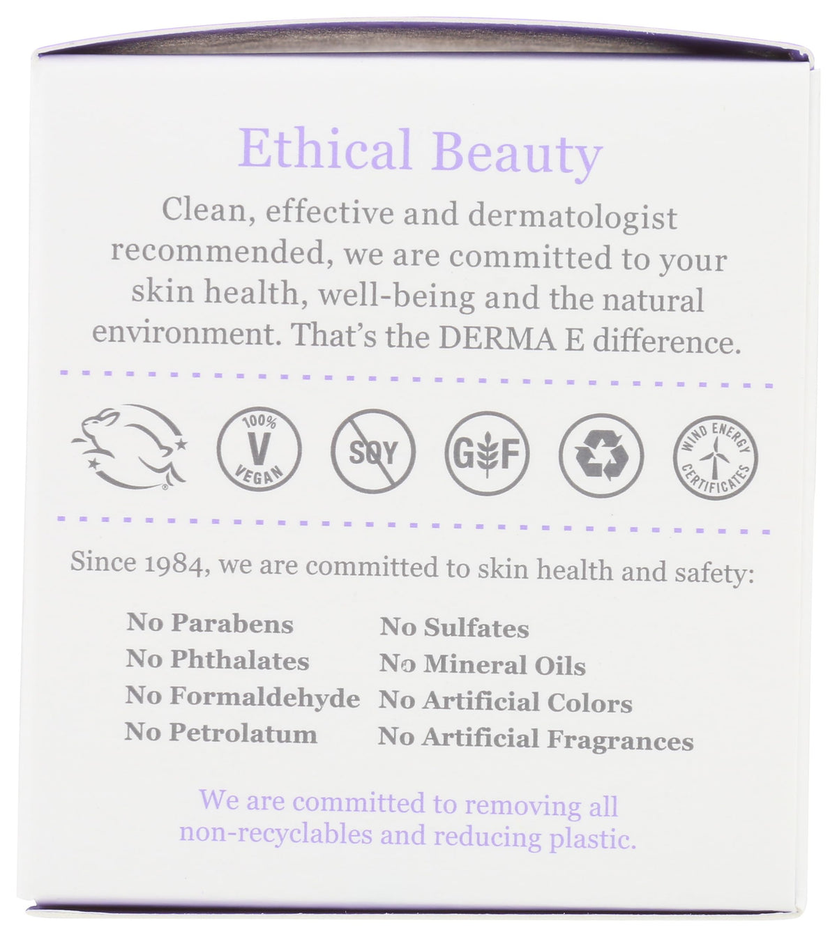 Derma E moisturizer on bathroom vanity conveying daily skincare routine benefit