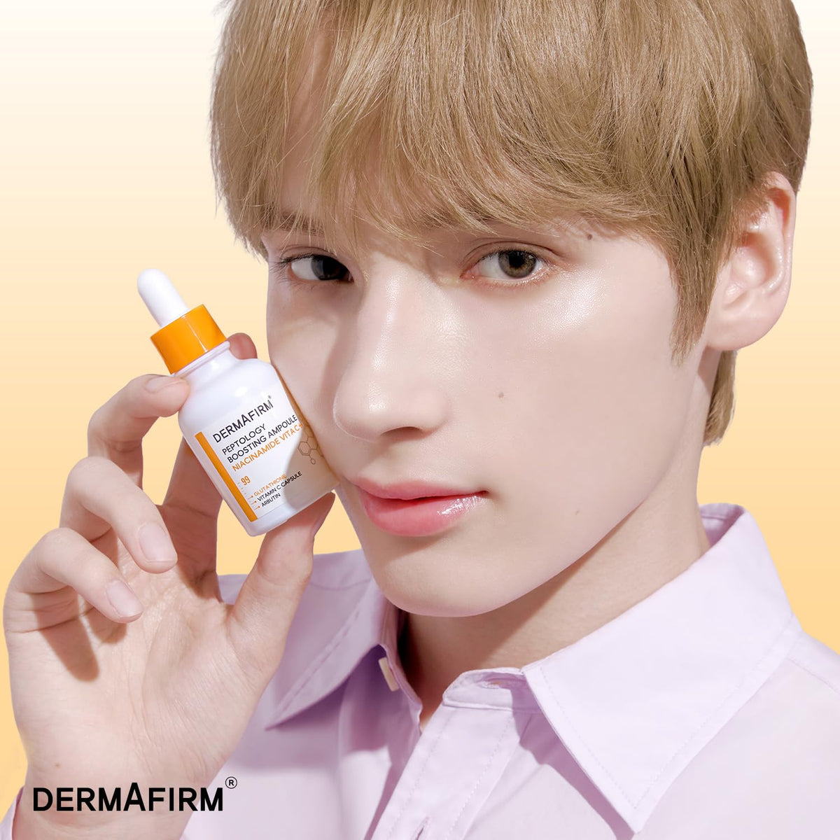 Dermafirm ampoule with box highlighting product size and branding