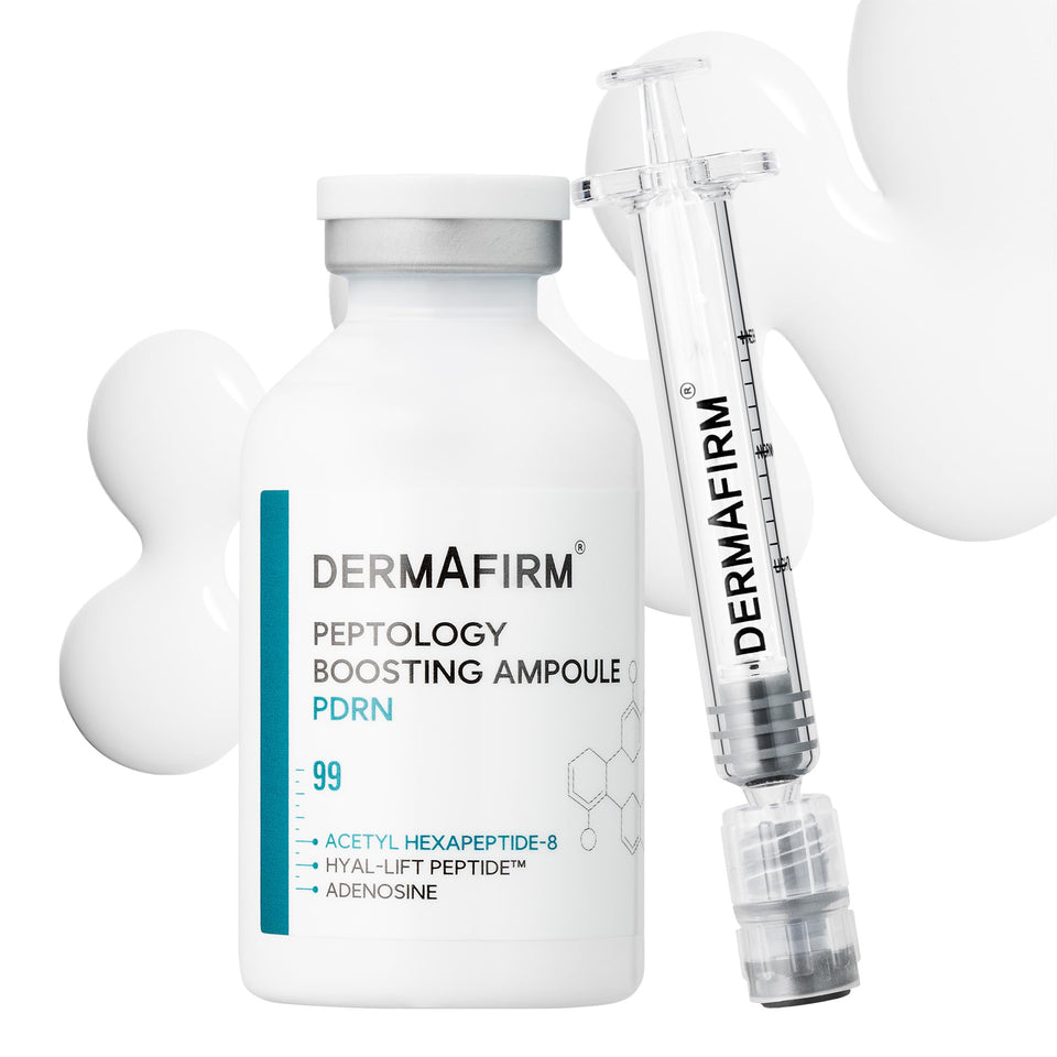 Dermafirm bottle front packaging showing clean design and product name for clarity