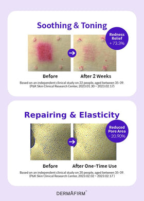 Dermafirm serum applied on hand demonstrating quick absorption and hydration