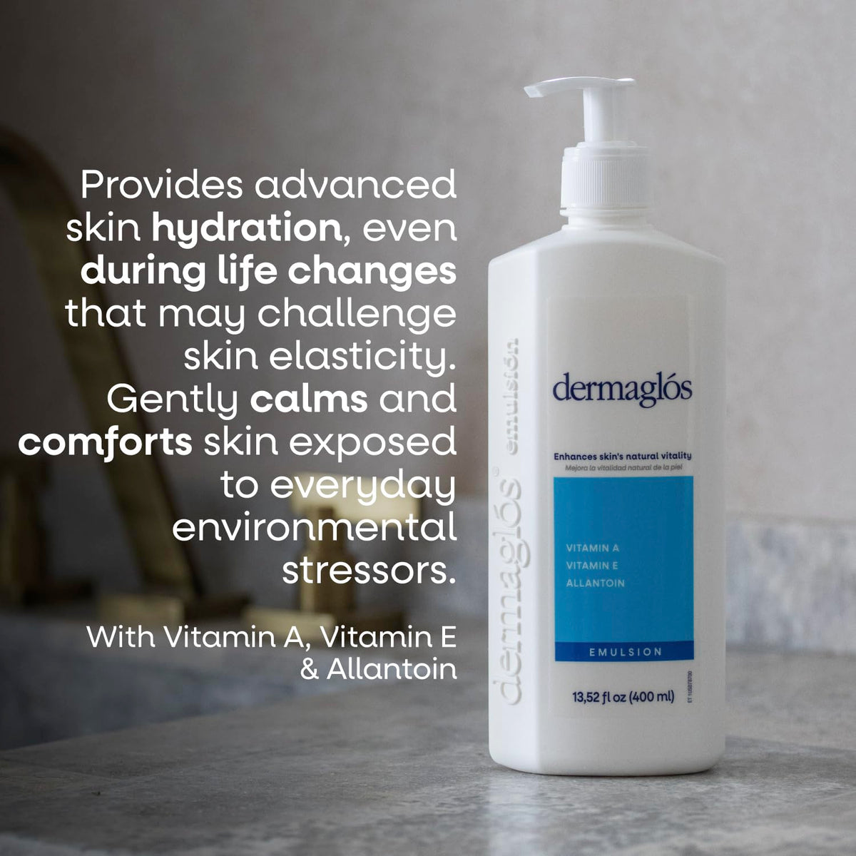 Dermaglós being applied to forearm to hydrate and soothe skin