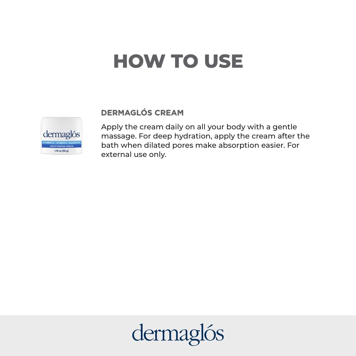 Dermaglós before and after scar area showing improved skin texture