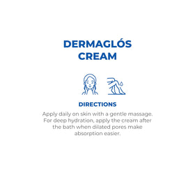 Dermaglós on bathroom counter showing routine-friendly daily use