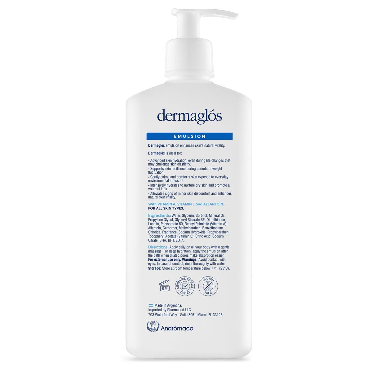 Dermaglós used on fresh tattoo area to keep skin moisturized