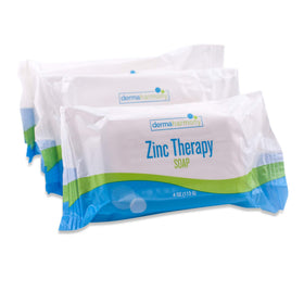 Dermaharmony three individually wrapped bars stacked for travel and hygiene benefit