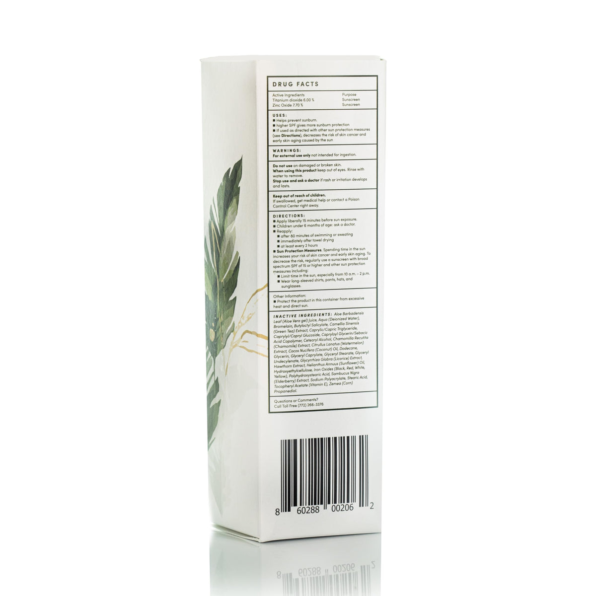 Dermaka with aloe vera leaf illustrating soothing, hydrating benefit