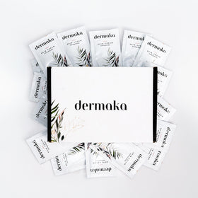 Dermaka ingredient illustration with arnica highlighting botanical soothing