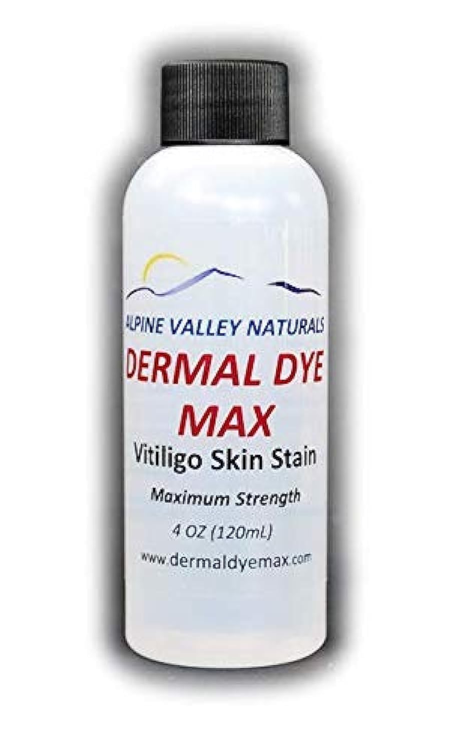 Dermal Dye Max front bottle showing label and 4 oz size for durable coverage