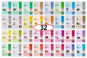 DERMAL front packaging showing 32-mask combo pack and convenience