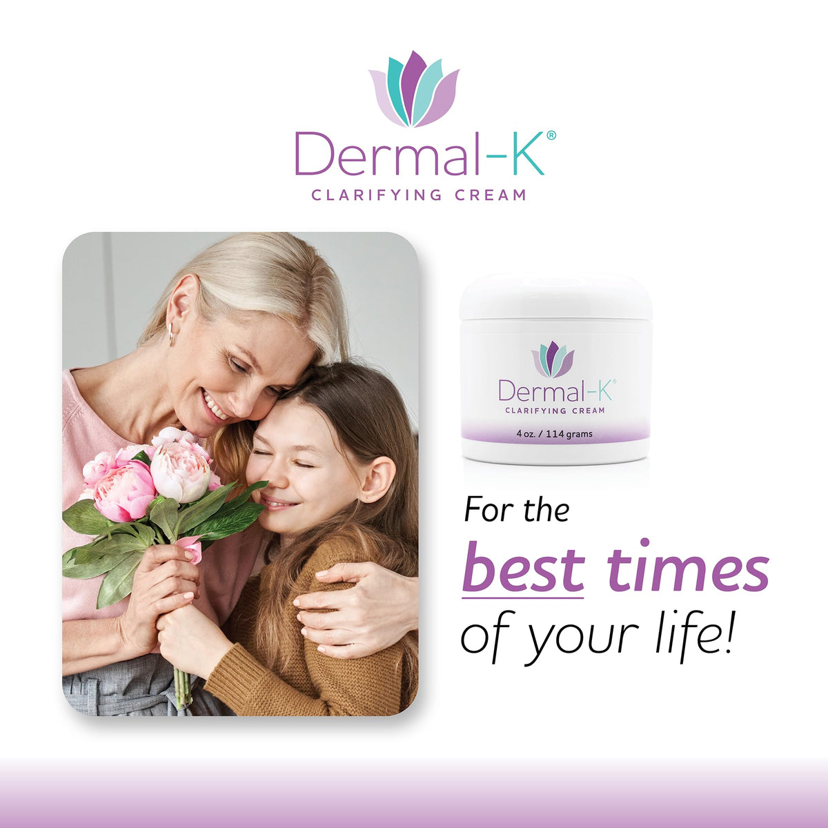 Dermal-K jar on bathroom shelf with towel, portrays daily routine convenience