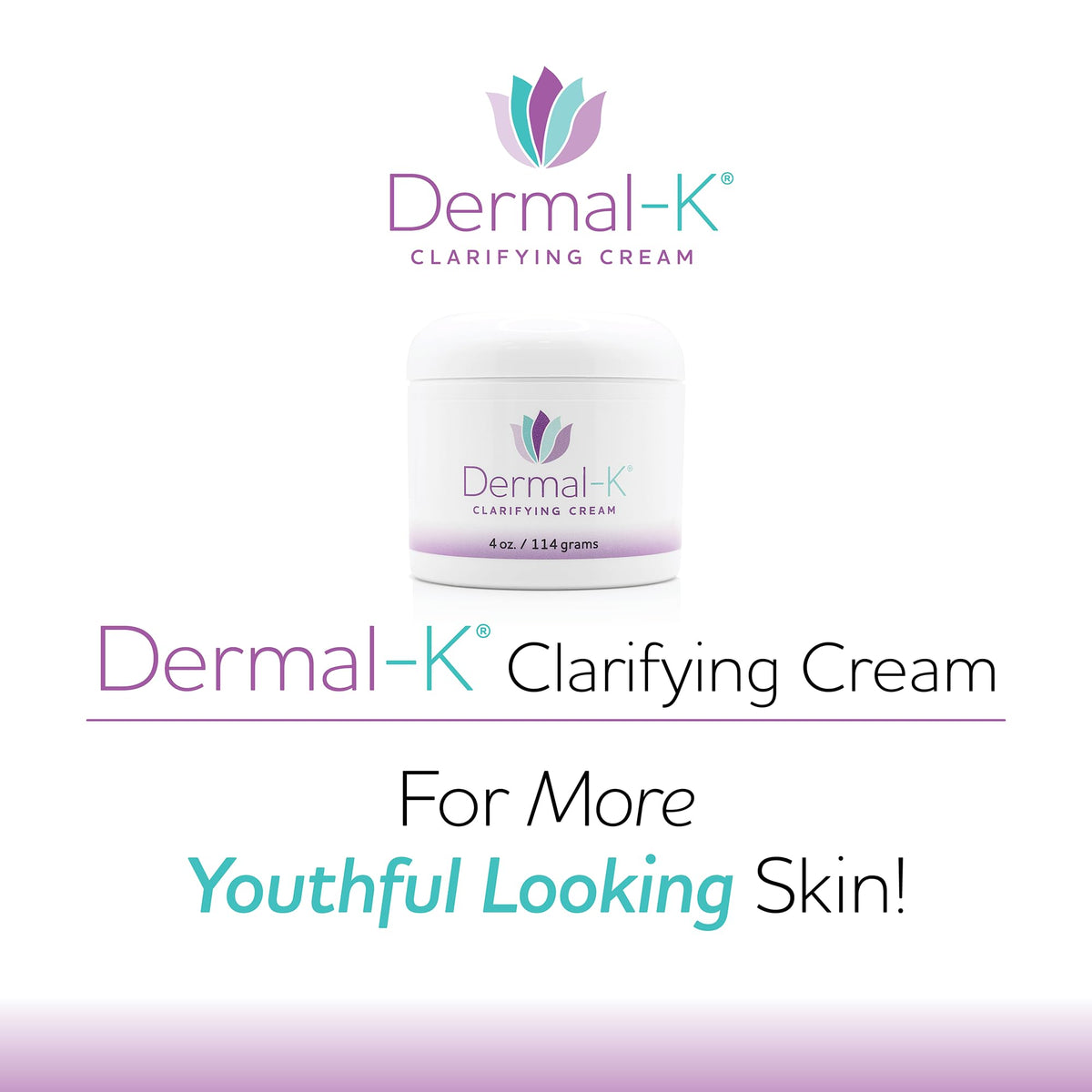 Dermal-K close-up of cream texture, demonstrating smooth moisturizing feel
