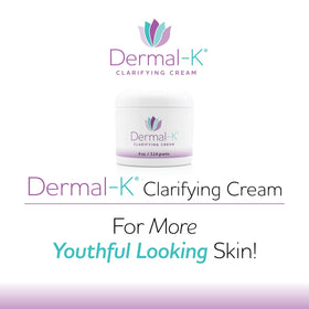 Dermal-K close-up of cream texture, demonstrating smooth moisturizing feel