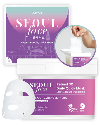 DERMAL front view of pull-out dispenser box showing clean storage and convenience