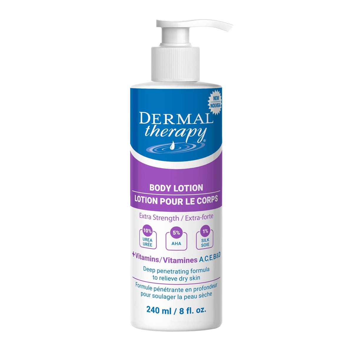 Dermal Therapy front packaging showing product clarity and clinical trust