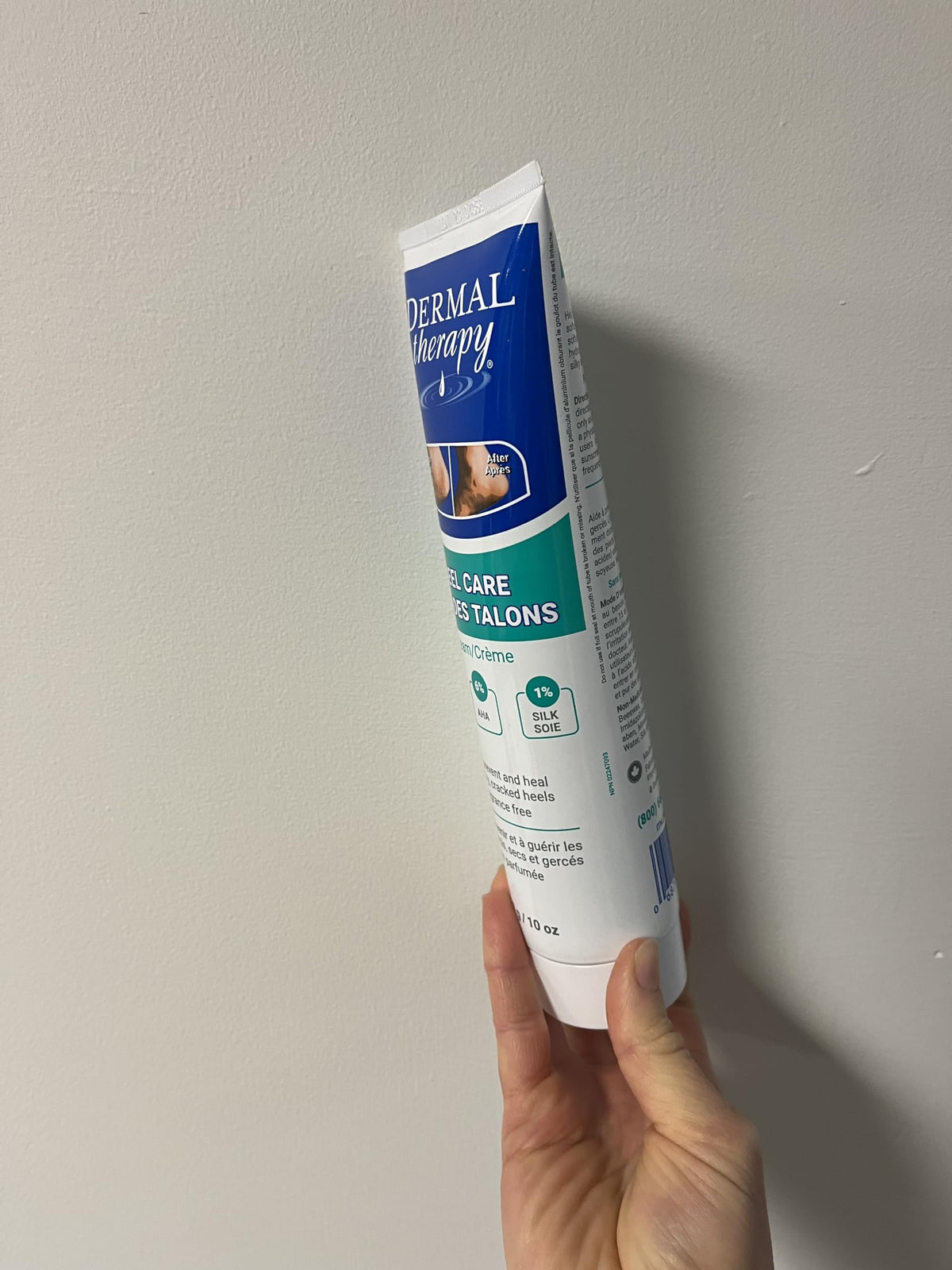 Dermal Therapy in bathroom routine setting communicates everyday non-greasy use