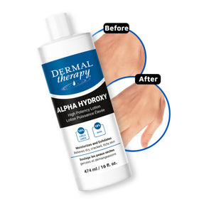 Dermal Therapy ingredient visual with urea and lactic acid for exfoliation benefit