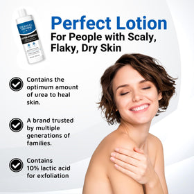 Dermal Therapy label close-up highlighting active ingredients and safety benefit