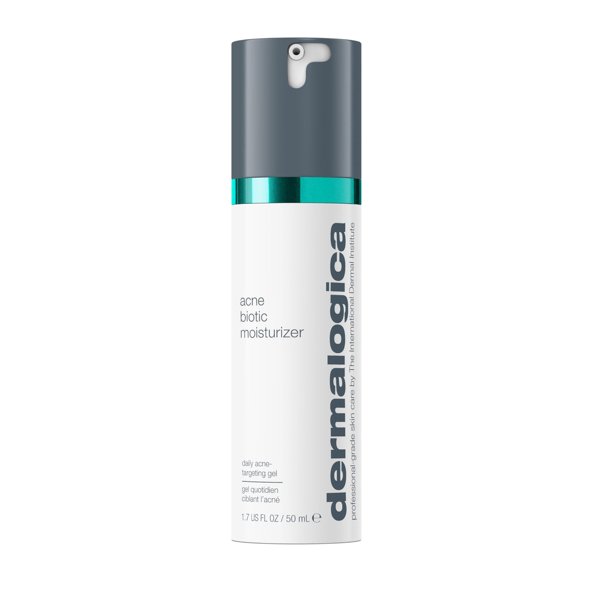 Dermalogica front packaging showing bottle and label for clear guidance