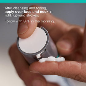 Dermalogica product in hand during application demonstrating quick absorption