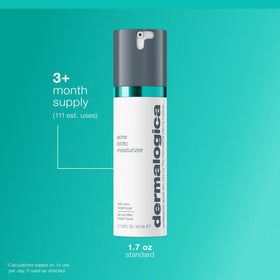 Dermalogica jar and box contents laid out showing complete product presentation