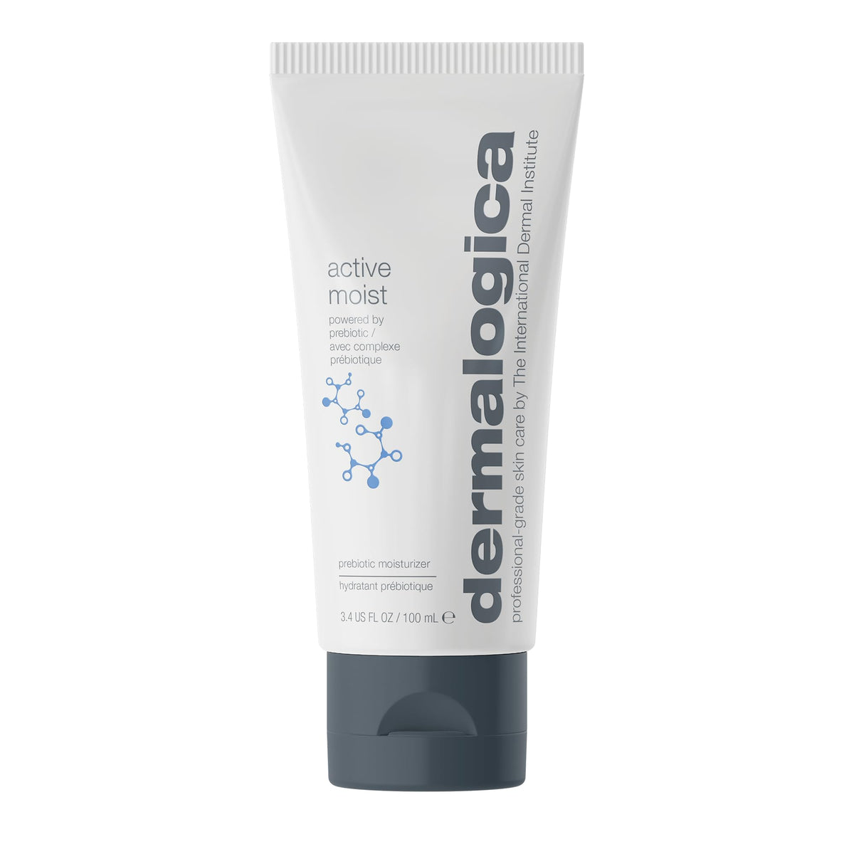 Dermalogica bottle front packaging showing label and benefit