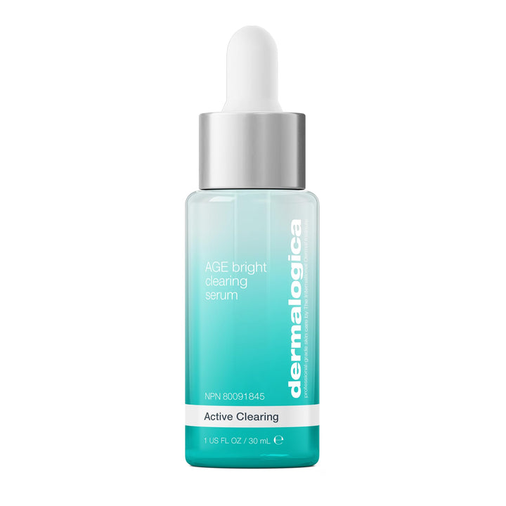 Dermalogica bottle front packaging showing clear labeling and professional benefit