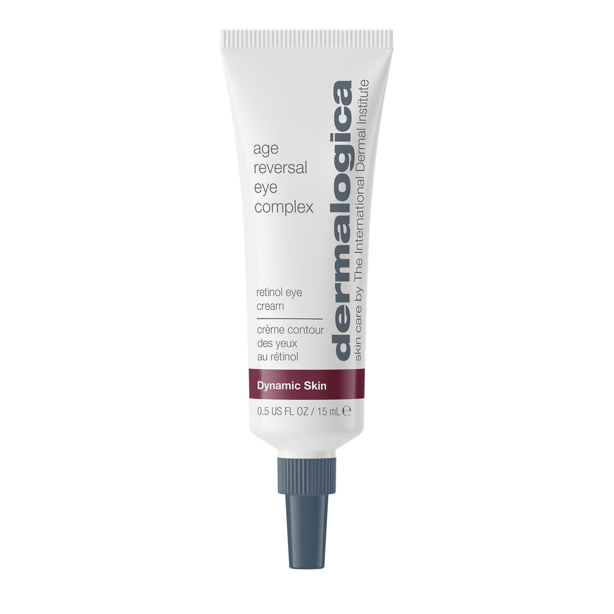 Dermalogica Age Reversal Eye Complex front packaging showing product and size benefit