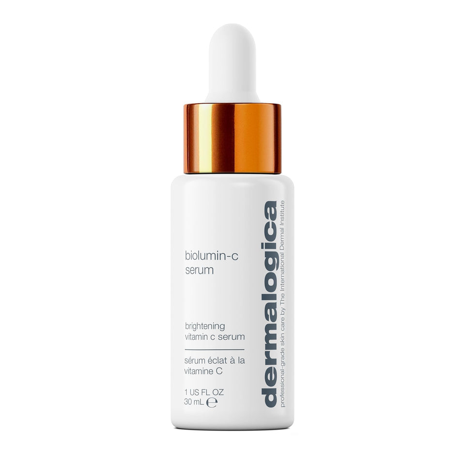 Dermalogica bottle front packaging showing product and brightening benefit