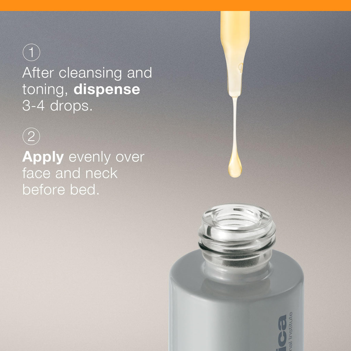 Dermalogica on nightstand styled to suggest easy bedtime routine