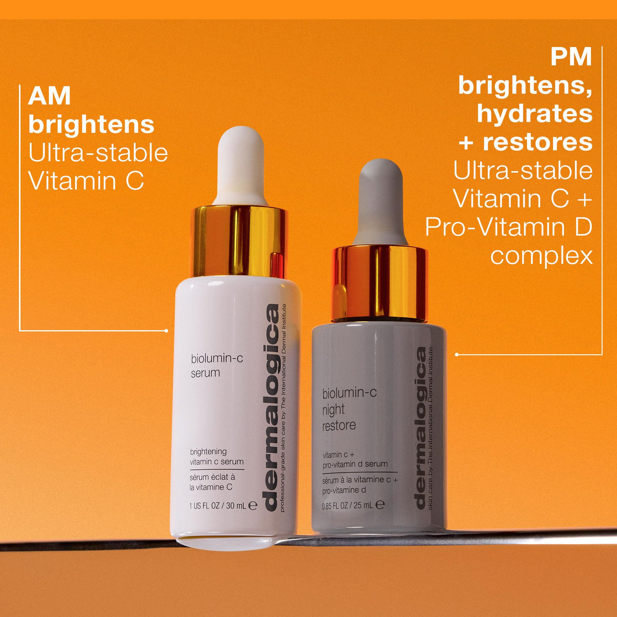Dermalogica bottle beside moisturizer illustrating layering in routine