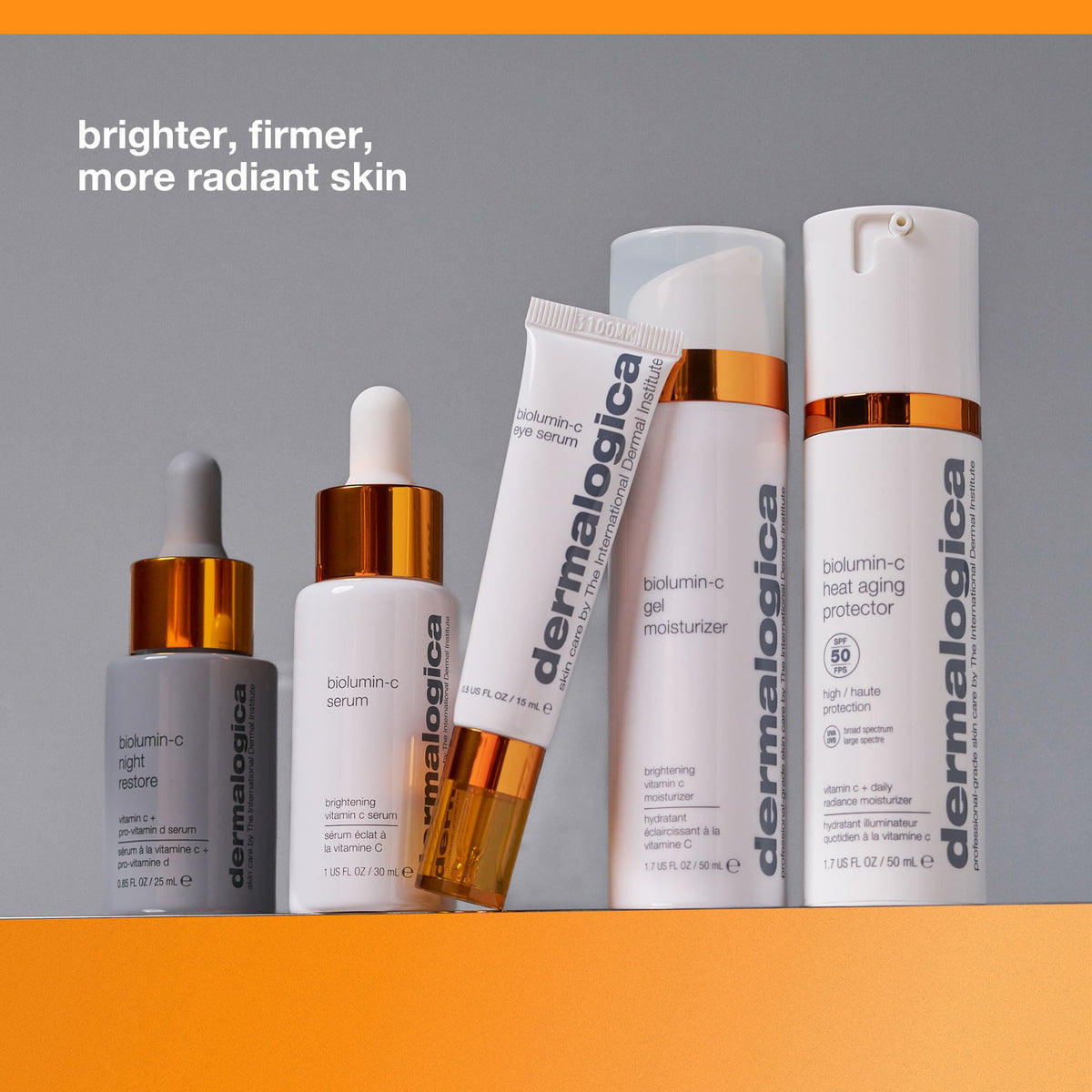 Dermalogica next to a credit card size comparison for travel-friendly 1.7 fl oz