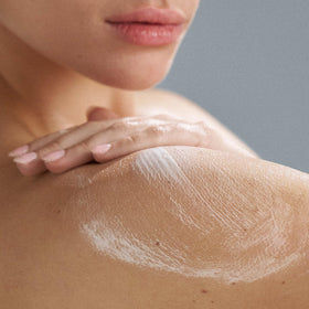 Dermalogica cream texture close-up showing smooth absorbent finish