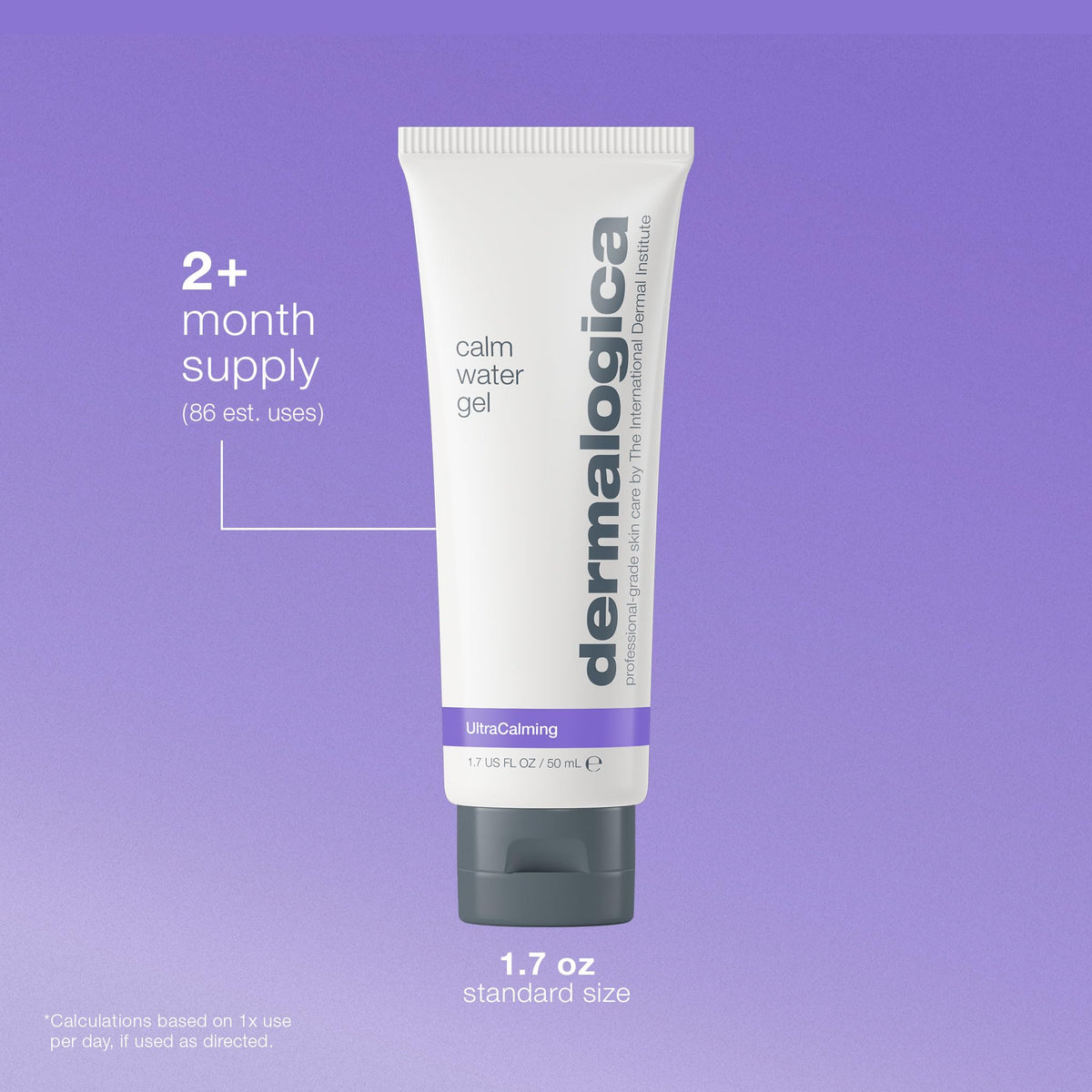 Dermalogica product next to ruler for scale, clarifies 1.7 fl oz size