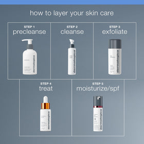 Dermalogica hand applying cleanser demonstrating gentle cleanse benefit