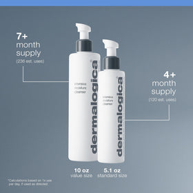 Dermalogica cleanser on hand demonstrating smooth application benefit