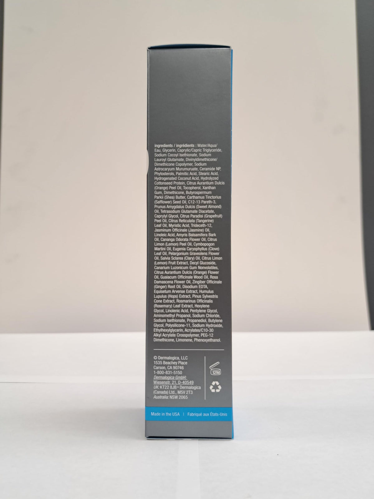 Dermalogica product styled with towel portraying comforting post-wash benefit
