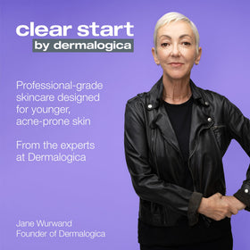 Dermalogica Clear Start tea tree extract visual indicating natural purifying benefit