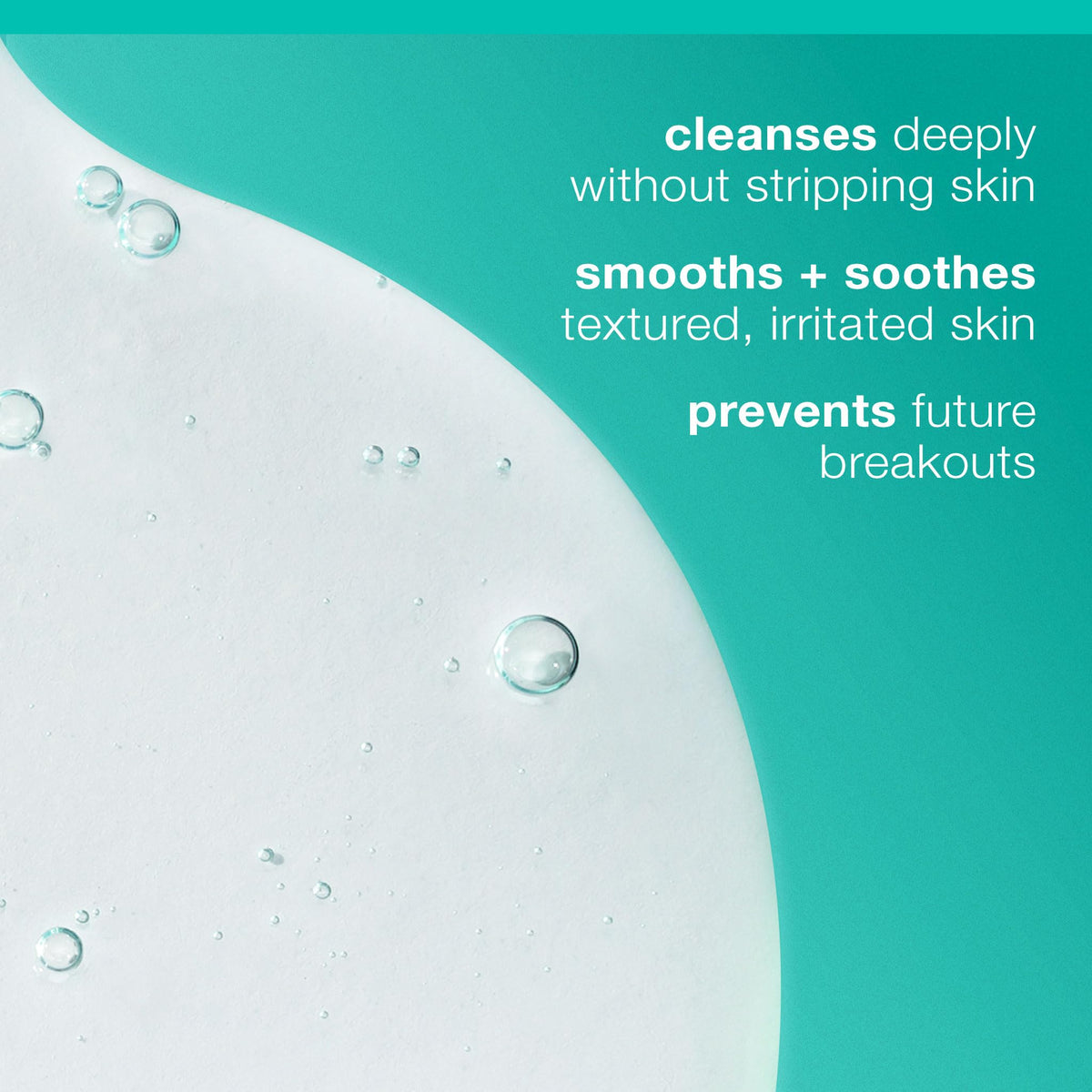 Dermalogica foamy texture close-up showing gentle lather that cleans pores