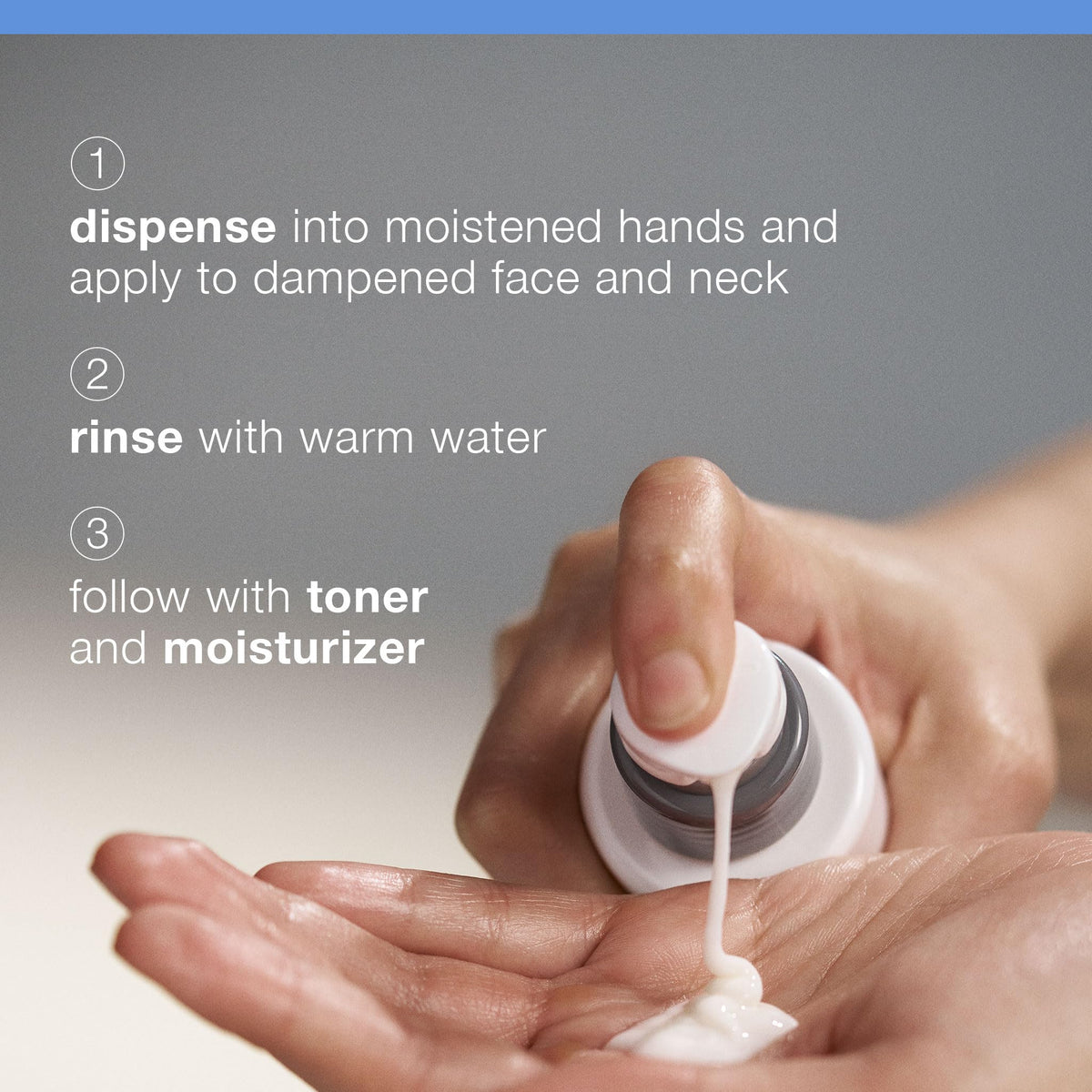 Dermalogica creamy texture swirled to show moisturizing feel