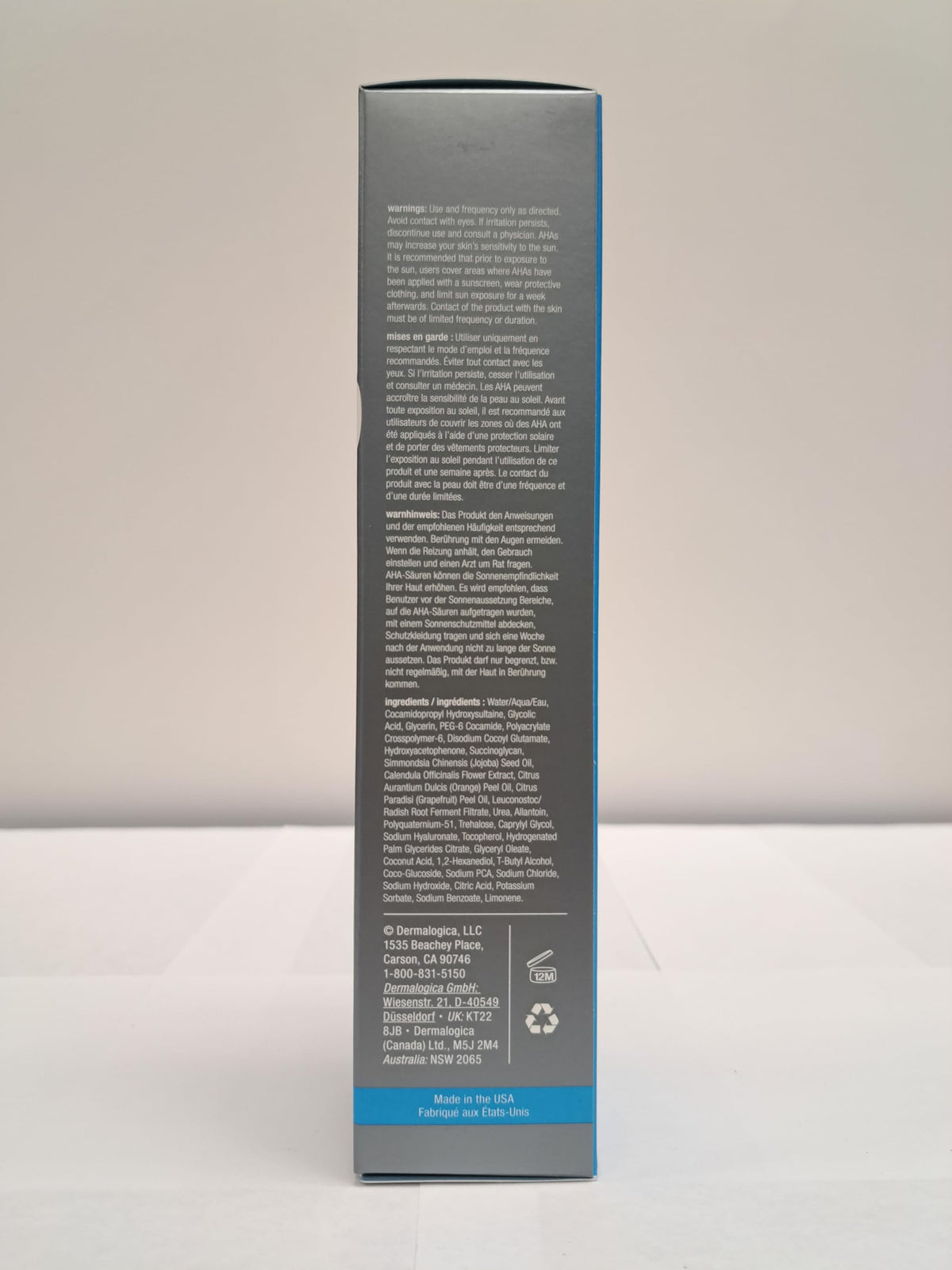 Dermalogica daily glycolic cleanser after-rinse skin showing refreshed look
