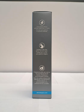 Dermalogica daily glycolic cleanser on bathroom shelf as part of routine