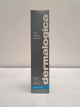 Dermalogica daily glycolic cleanser next to ruler showing 5.1 fl oz scale