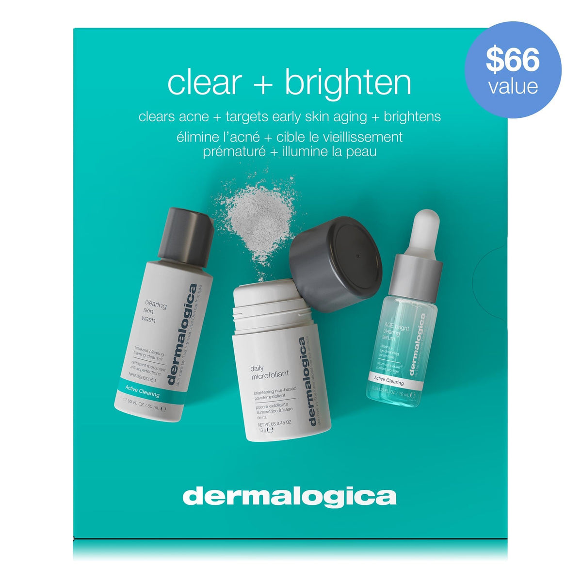 Dermalogica Daily Microfoliant powder close-up highlighting gentle exfoliating texture