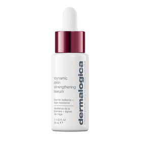Dermalogica Dynamic Skin Strengthening Serum front bottle showing packaging benefit