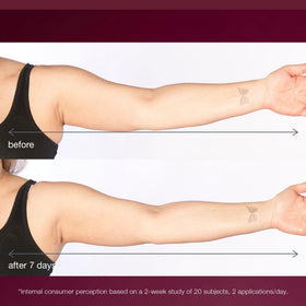 Dermalogica before and after comparison illustrating improved tone and smoother skin