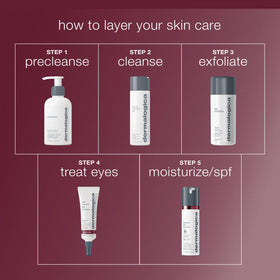 Dermalogica eye cream on bathroom shelf lifestyle showing daily routine convenience benefit