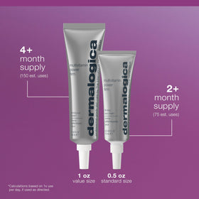 Dermalogica close-up label highlighting active vitamins C and E for protection