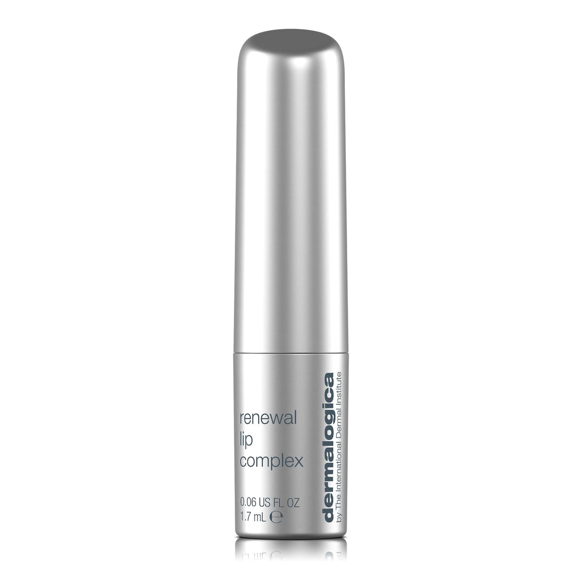 Dermalogica front packaging showing the renewal lip complex and product name for easy identification